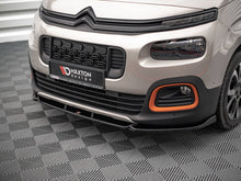 Load image into Gallery viewer, Maxton Design Front Splitter Citroen Berlingo Mk3 - CI-BE-3-FD1