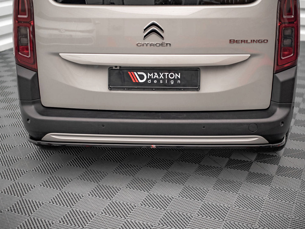 Maxton Design Central Rear Splitter Citroen Berlingo Mk3 - CI-BE-3-RD1