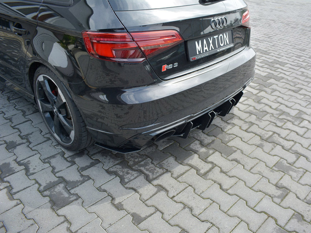 Maxton Design Rear Diffuser V.2 Audi RS3 8V FL Sportback - AU-RS3-8VF-CNC-RS2A