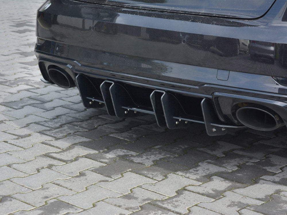 Maxton Design Rear Diffuser V.2 Audi RS3 8V FL Sportback - AU-RS3-8VF-CNC-RS2A