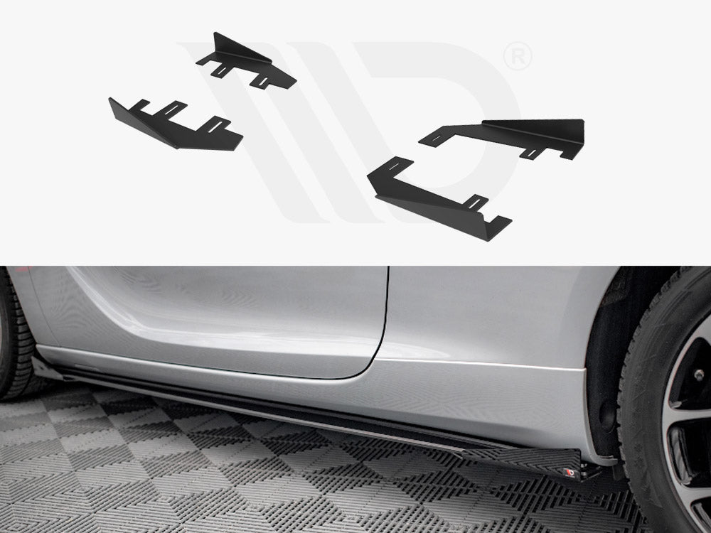 Maxton Design Side Flaps Opel Astra GTC OPC-Line J - OPASJGTCOPCLINECNC-SF1