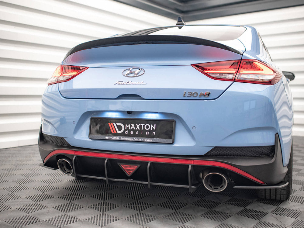 Maxton Design Street Pro Rear Diffuser Hyundai I30 N Fastback Mk3 - HYI303NFBCNC-RS1