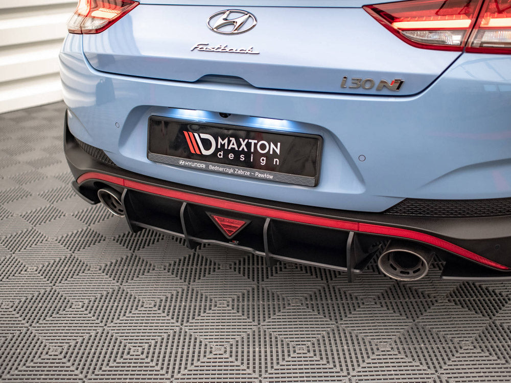 Maxton Design Street Pro Rear Diffuser Hyundai I30 N Fastback Mk3 - HYI303NFBCNC-RS1