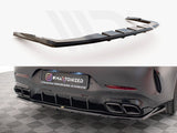 Maxton Design Central Rear Splitter (Vertical Bars) Mercedes AMG GT 63S 4-door Coupe Aero - ME-GT-4D-AMG-RD1+RD2