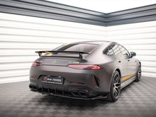 Load image into Gallery viewer, Maxton Design Central Rear Splitter (Vertical Bars) Mercedes AMG GT 63S 4-door Coupe Aero - ME-GT-4D-AMG-RD1+RD2