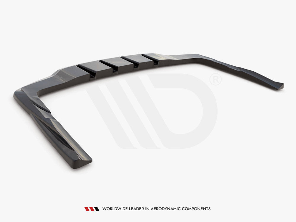 Maxton Design Central Rear Splitter (Vertical Bars) Mercedes AMG GT 63S 4-door Coupe Aero - ME-GT-4D-AMG-RD1+RD2