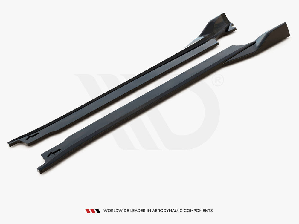 Maxton Design Side Skirts Diffusers V.2 Porsche 911 Carrera Aero 992 - PO-911-992-CA-AERO-SD2