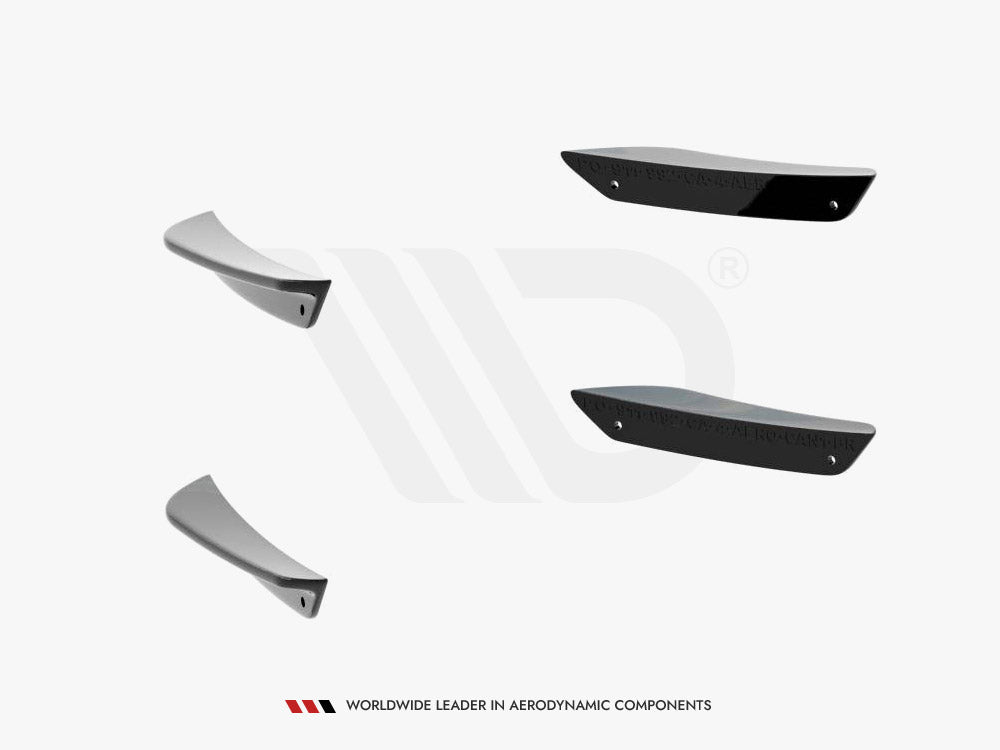 Maxton Design Front Bumper Wings (Canards) Porsche 911 Carrera Aero 992 - PO-911-992-CA-4-AERO-CAN1