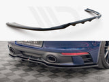 Maxton Design Central Rear Splitter V.1 (Vertical Bars) Porsche 911 Carrera Aero 992 - PO-911-992-CA-AERO-RD1+RD3