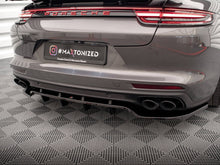 Load image into Gallery viewer, Maxton Design Central Rear Splitter (Vertical Bars) Porsche Panamera E-Hybrid 971 - PO-PA-971-H-RD1+RD2