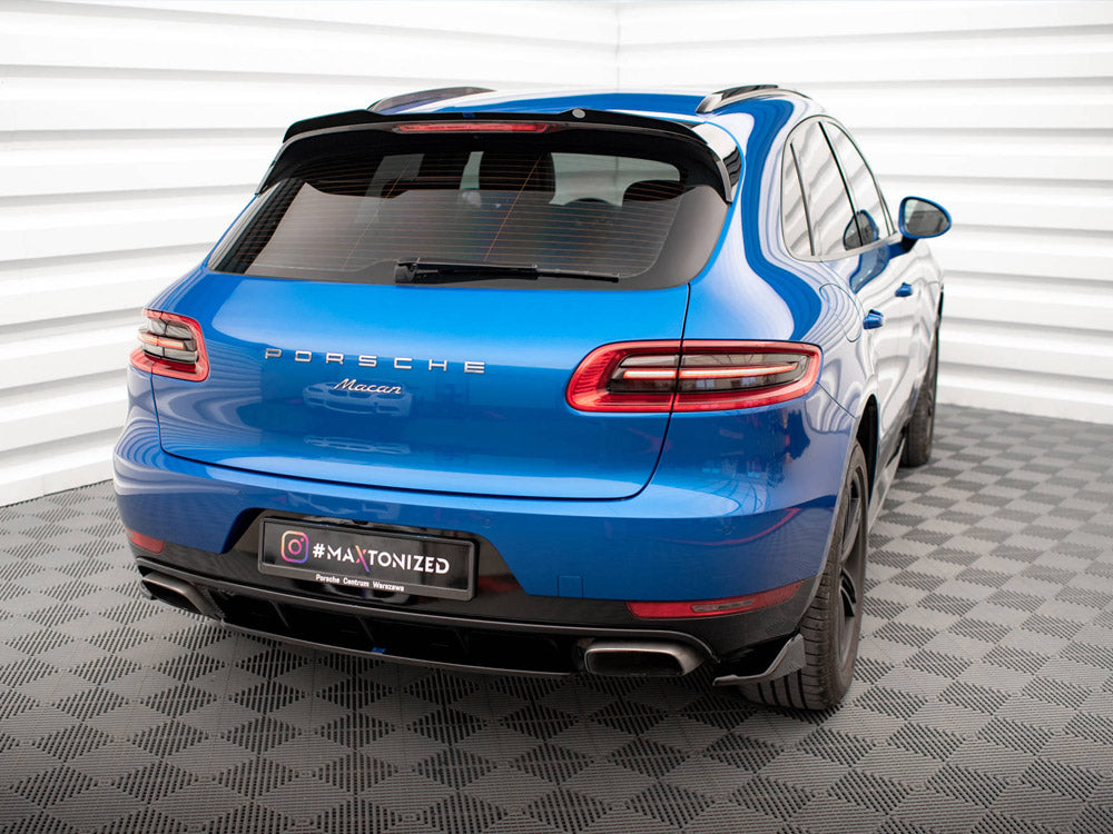 Maxton Design Central Rear Splitter Porsche Macan Mk1 - PO-MA-1-RD1