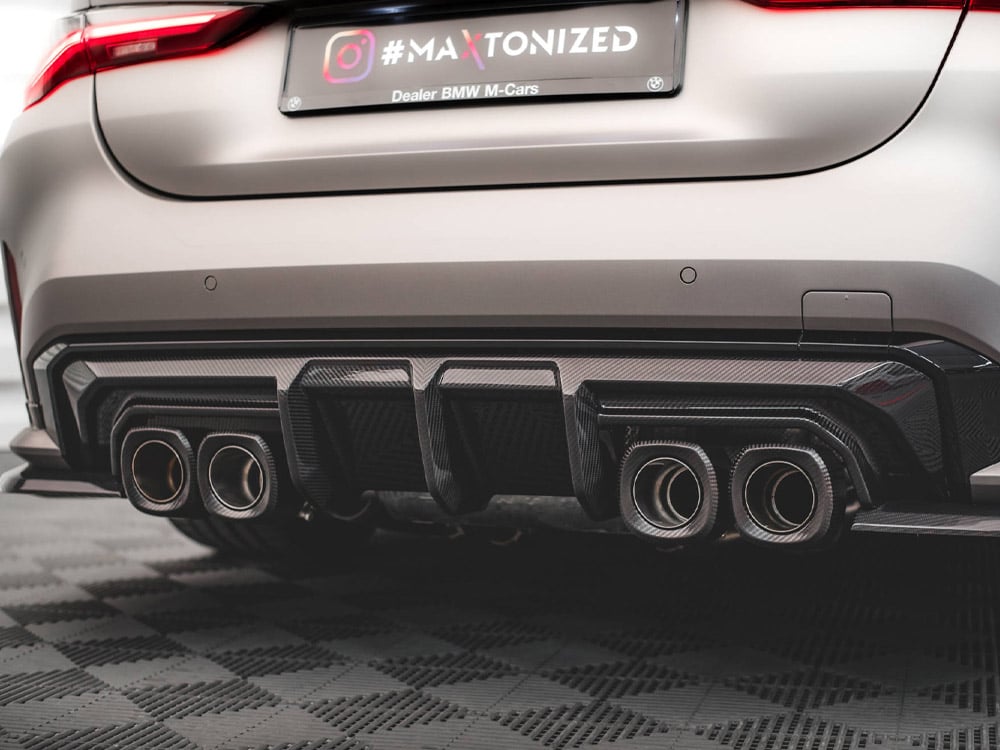 Maxton Design Carbon Fibre Rear Diffuser BMW M4 (G82) - CF-BM-4-G82-M-RS1-245-P