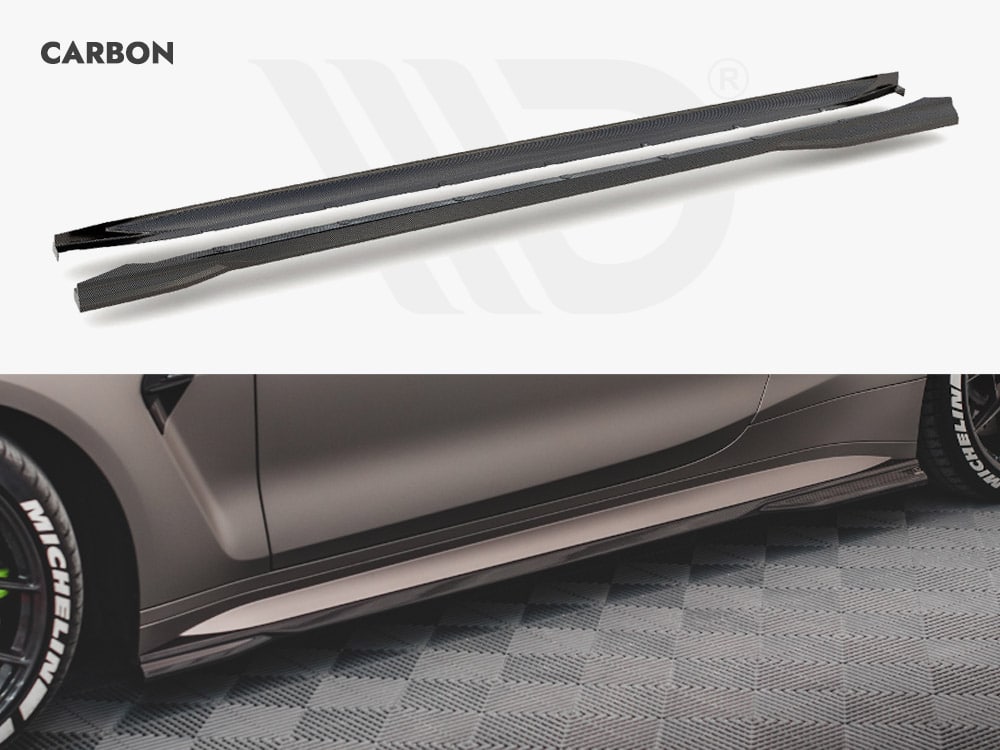 Maxton Design Carbon Fibre Side Skirts BMW M4 (G82) - CF-BM-4-G82-M-SD1-245-P