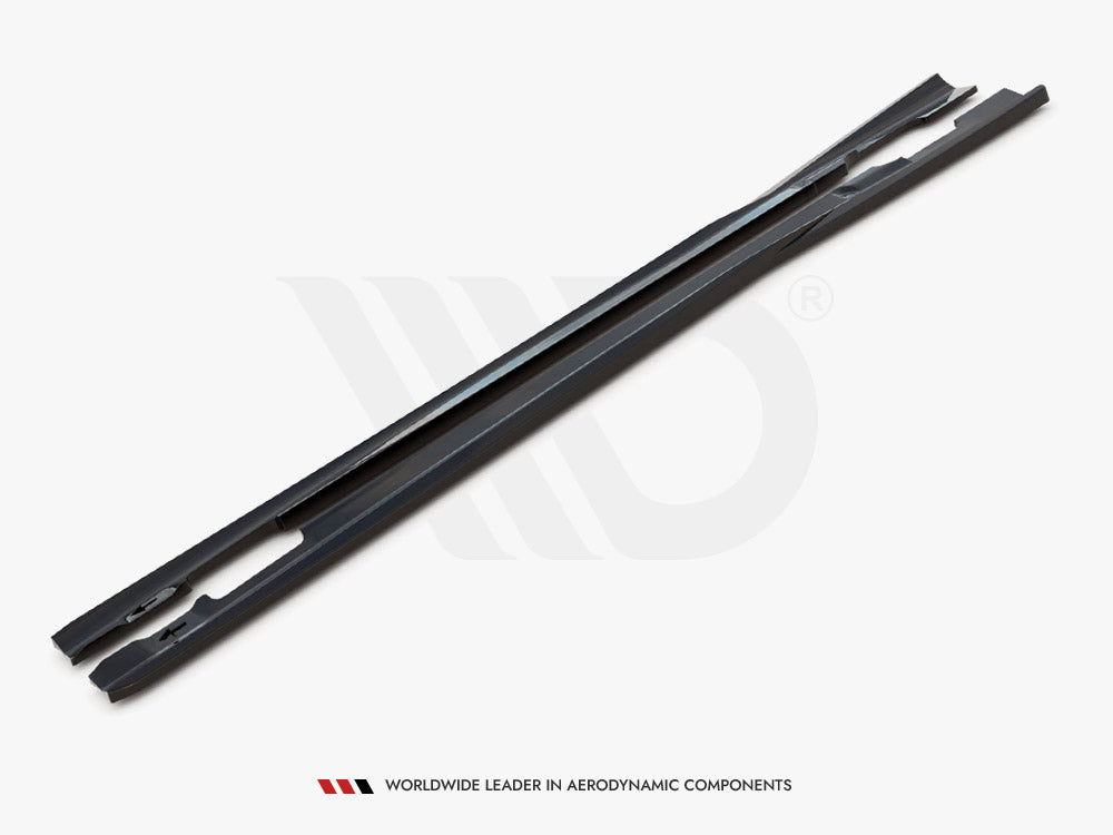 Maxton Design Side Skirts Diffusers Mercedes C Coupe AMG-Line C204 - ME-C-204F-AMGLINE-C-SD1