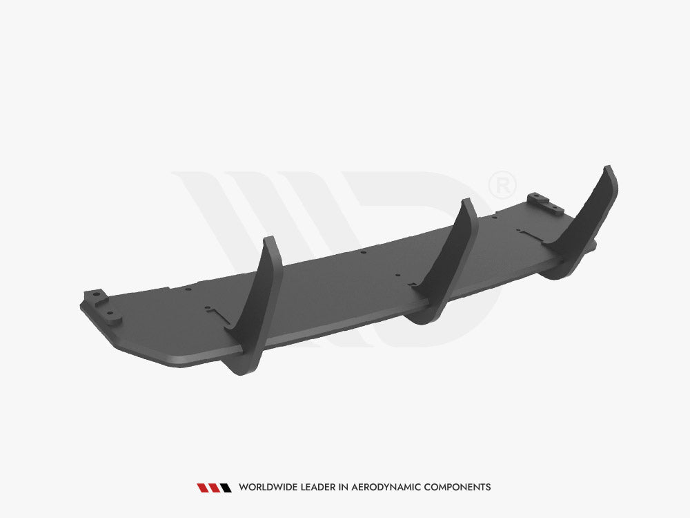 Maxton Design Street Pro Rear Diffuser Mercedes C Coupe AMG-Line C204 - MEC204FAMGLINECCNC-RS1