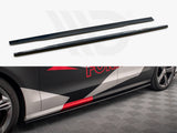 Maxton Design Side Skirts Diffusers V.1 Audi S8 D4 - AU-A8-D4-SLINE-SD1