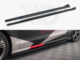 Maxton Design Side Skirts Diffusers V.2 Audi S8 D4 - AU-A8-D4-SLINE-SD2