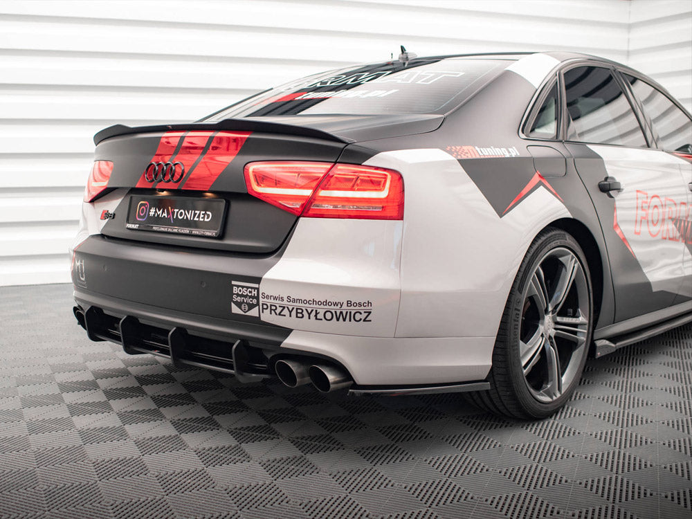 Maxton Design Street Pro Rear Diffuser Audi S8 D4 - AUA8D4SLINECNC-RS1