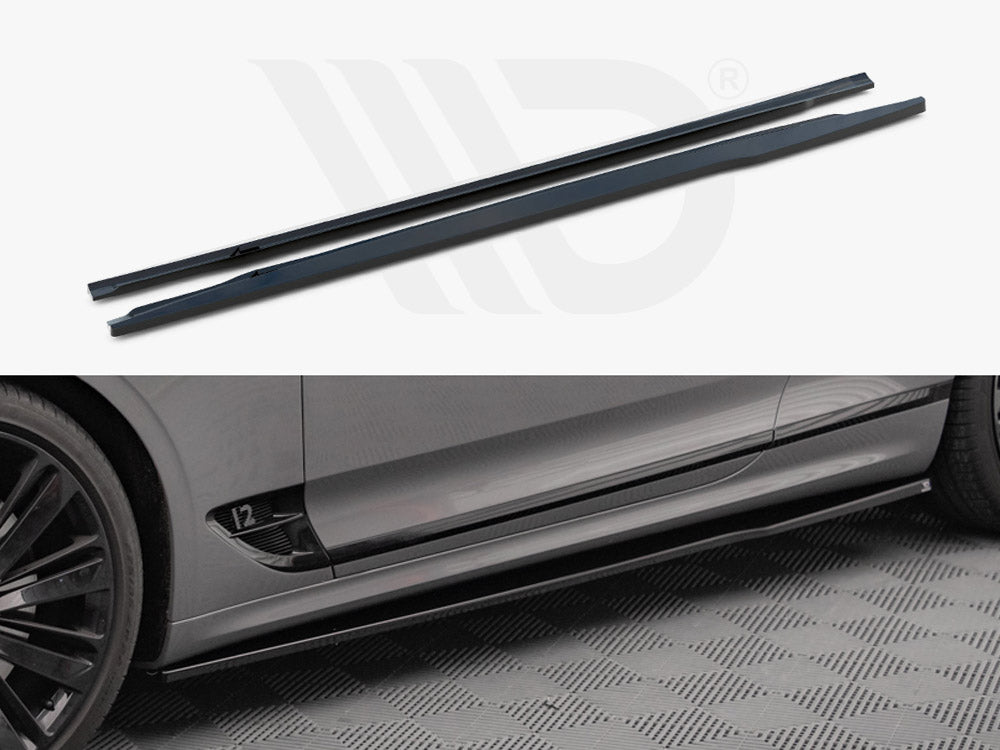 Maxton Design Side Skirts Diffusers Bentley Continental GT Mk3 - BE-CO-3-GT-CA-SD1