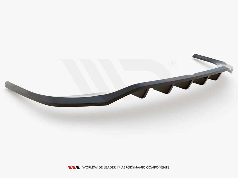 Maxton Design Central Rear Splitter (Vertical Bars) Bentley Continental GT Mk3 - BE-CO-3-GT-CA-RD1+RD2