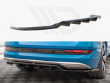 Maxton Design Central Rear Splitter (Vertical Bars) Audi e-Tron - AU-ETRON-1-RD1+RD2