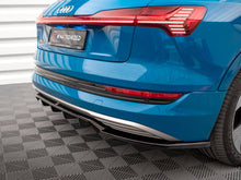 Load image into Gallery viewer, Maxton Design Central Rear Splitter (Vertical Bars) Audi e-Tron - AU-ETRON-1-RD1+RD2