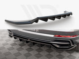 Maxton Design Central Rear Splitter (Vertical Bars) Audi Q3 S-Line F3 - AU-Q3-2-SLINE-RD1+RD2