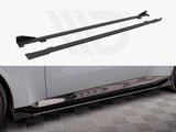 Maxton Design Street PRO Side Skirts Diffusers + Flaps BMW 2 Coupe M-Pack/M240i G42 - BM242MPACKCNC-SD1+SF1