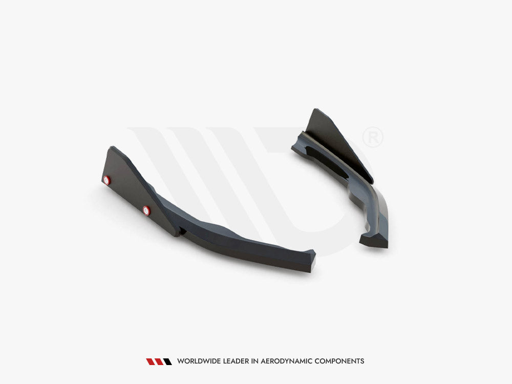 Maxton Design Rear Side Splitters V.2 + Flaps BMW 2 Coupe M-Pack G42 - BM-2-42-MPACK-RSD2+RSF1