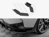 Maxton Design Street Pro Rear Side Splitters + Flaps BMW 2 Coupe M240i G42 - BM242MCNC-RSD1+RSF1