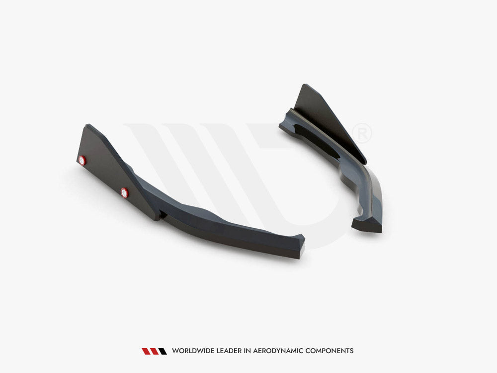 Maxton Design Rear Side Splitters V.2 + Flaps BMW 2 Coupe M240i G42 - BM-2-42-M-RSD2+RSF1