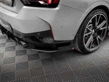 Load image into Gallery viewer, Maxton Design Street Pro Rear Side Splitters + Flaps BMW 2 Coupe M240i G42 - BM242MCNC-RSD1+RSF1