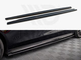 Maxton Design Side Skirts Diffusers Mercedes S Long AMG-Line V223 - ME-S-223-AMGLINE-SD1