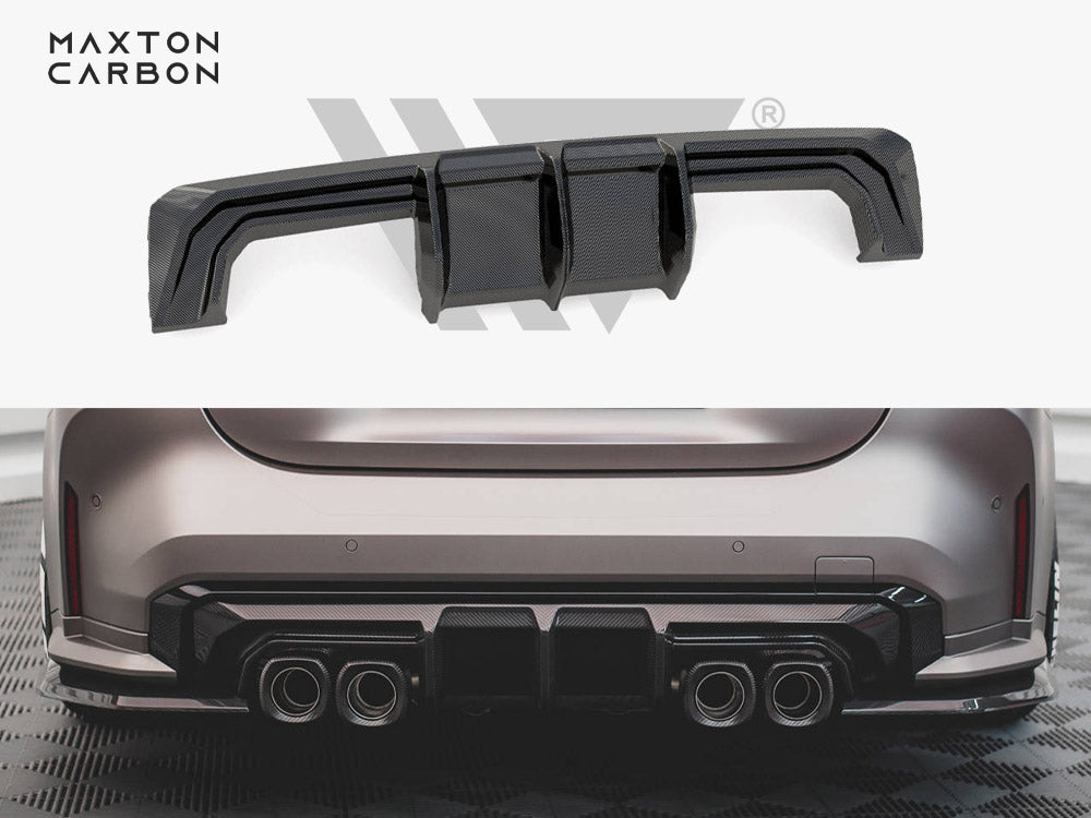 Maxton Design Carbon Fiber Rear Diffuser BMW M4 G82/M3 G80 - CF-BM-4-G82-M-RS1-245-P