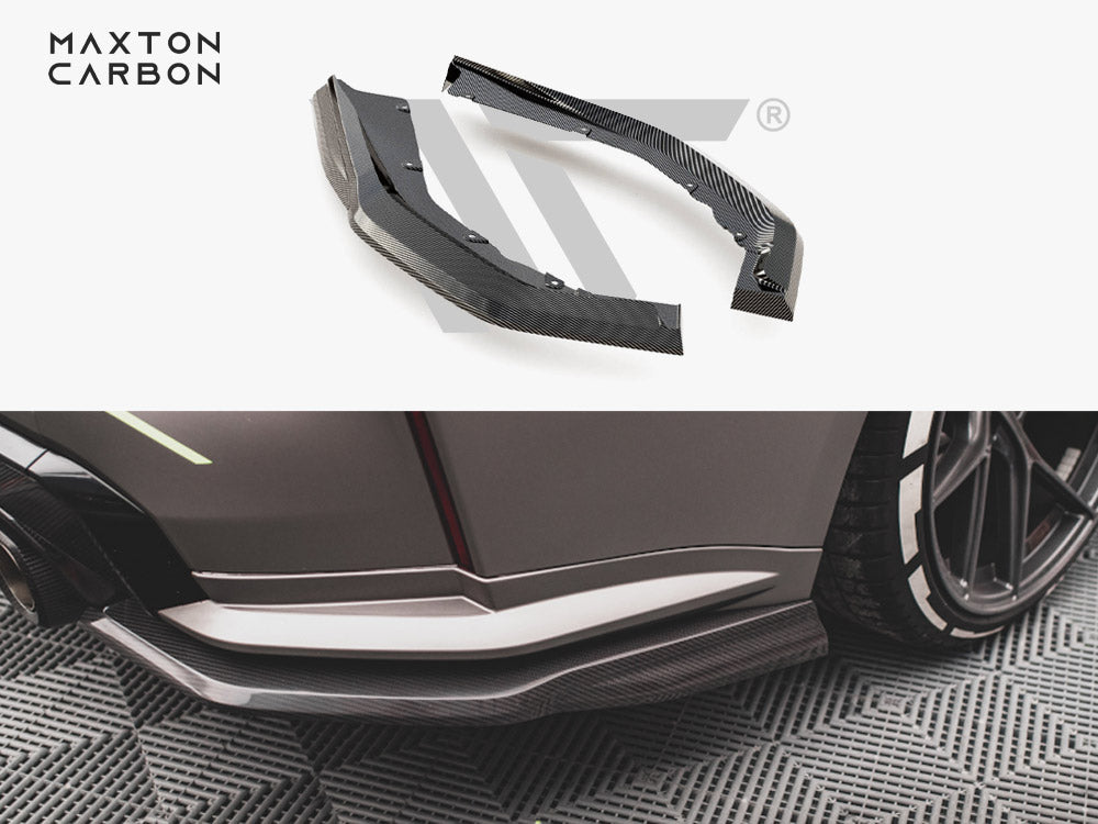 Maxton Design Carbon Fiber Rear Side Splitters BMW M4 G82 - CF-BM-4-G82-M-RSD1-245-P