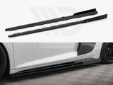 Maxton Design Side Skirts Diffusers V.2 + Flaps Audi R8 Mk2 Facelift - AU-R8-2F-SD3+SF