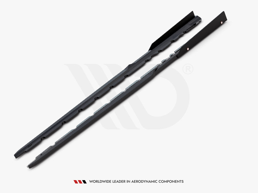 Maxton Design Side Skirts Diffusers V.2 + Flaps Audi R8 Mk2 Facelift - AU-R8-2F-SD3+SF