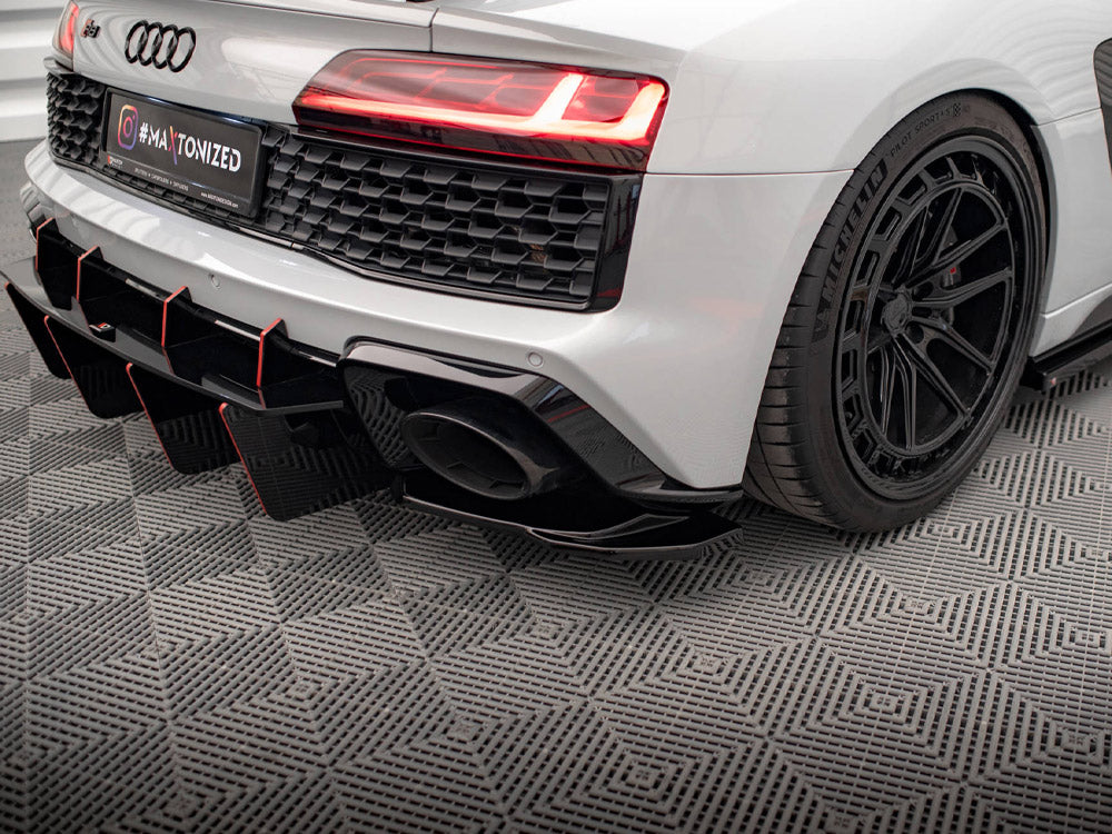 Maxton Design Rear Side Splitters Audi R8 Mk2 Facelift - AU-R8-2F-RSD1