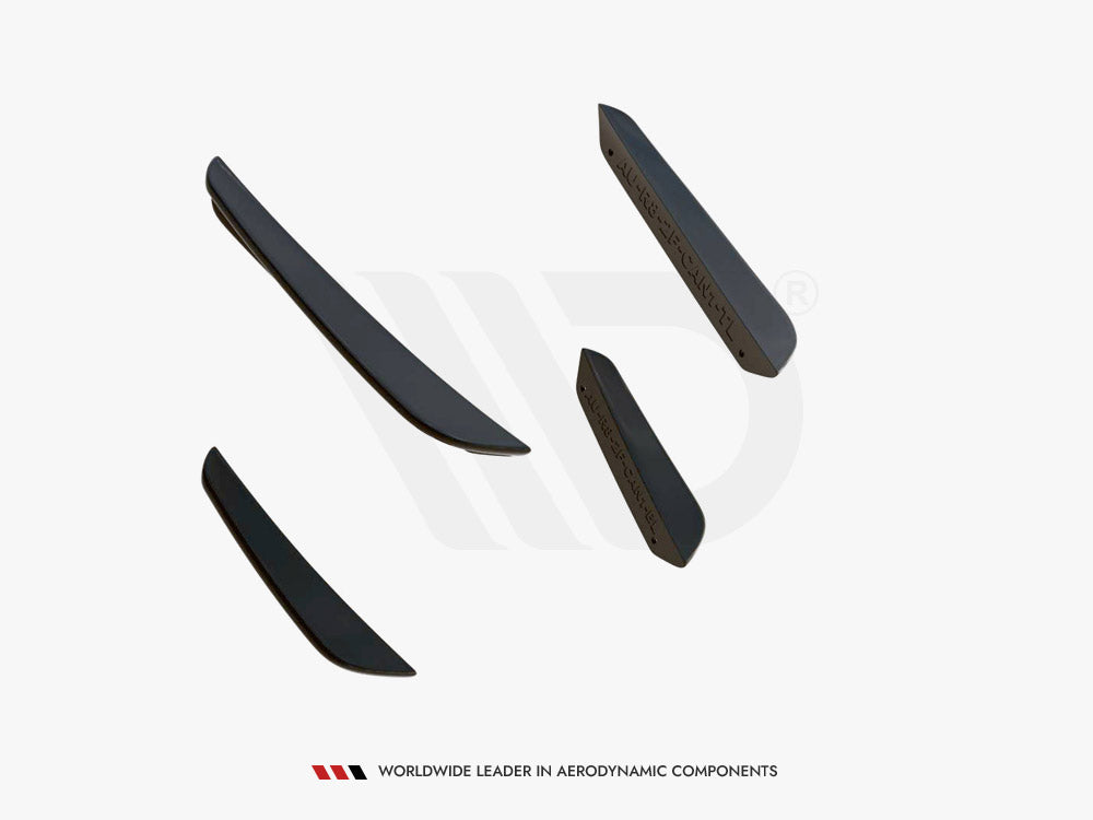 Maxton Design Front Bumper Wings (Canards) Audi R8 Mk2 Facelift - AU-R8-2F-CAN1