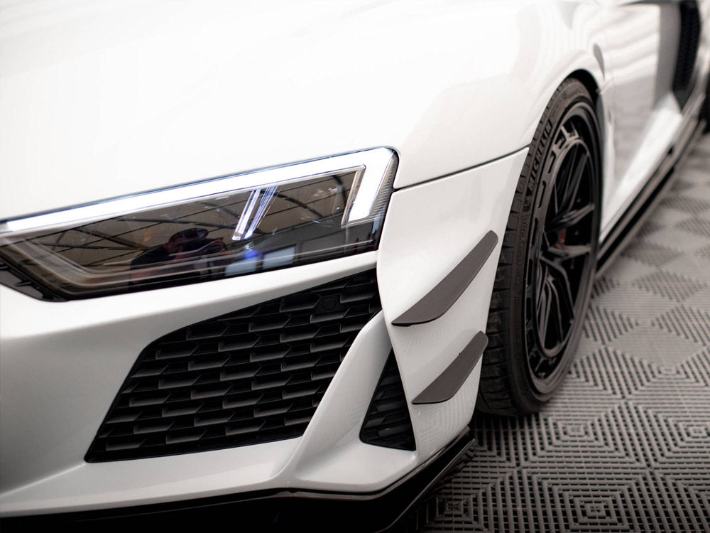 Maxton Design Front Bumper Wings (Canards) Audi R8 Mk2 Facelift - AU-R8-2F-CAN1