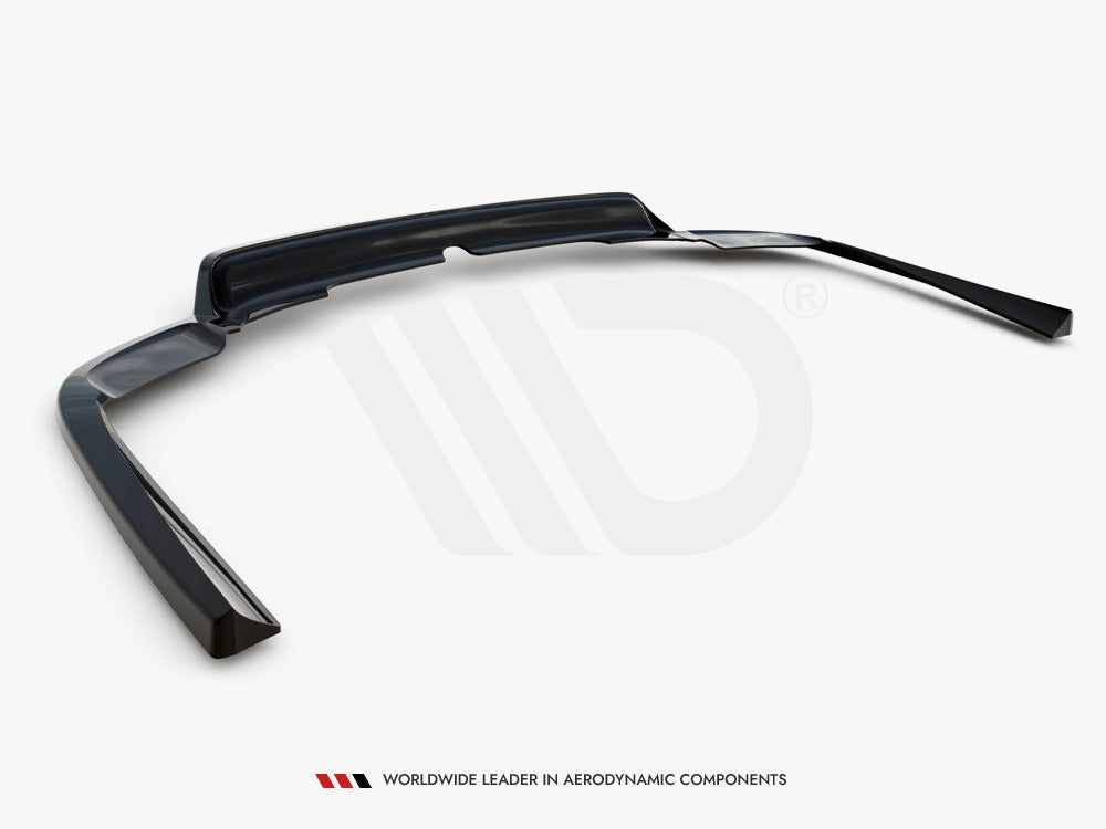 Maxton Design Central Rear Splitter (Vertical Bars) Volvo XC90 R-Design Mk2 Facelift - VO-XC90-2F-RDESIGN-RD1+RD2