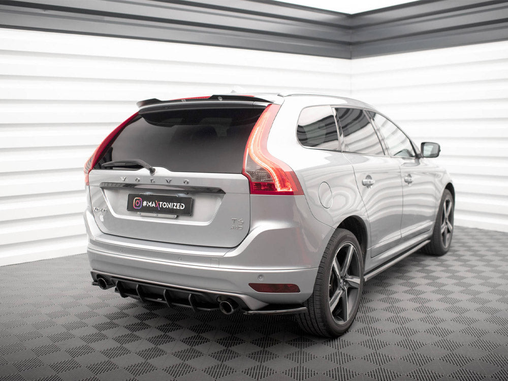 Maxton Design Street PRO Rear Diffuser Volvo XC60 R-Design Mk1 Facelift - VOXC601FRDESIGNCNC-RS1