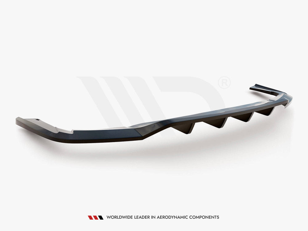 Maxton Design Central Rear Splitter (Vertical Bars) Maserati Levante GTS Mk1 - MS-LE-1-GTS-RD1+RD2