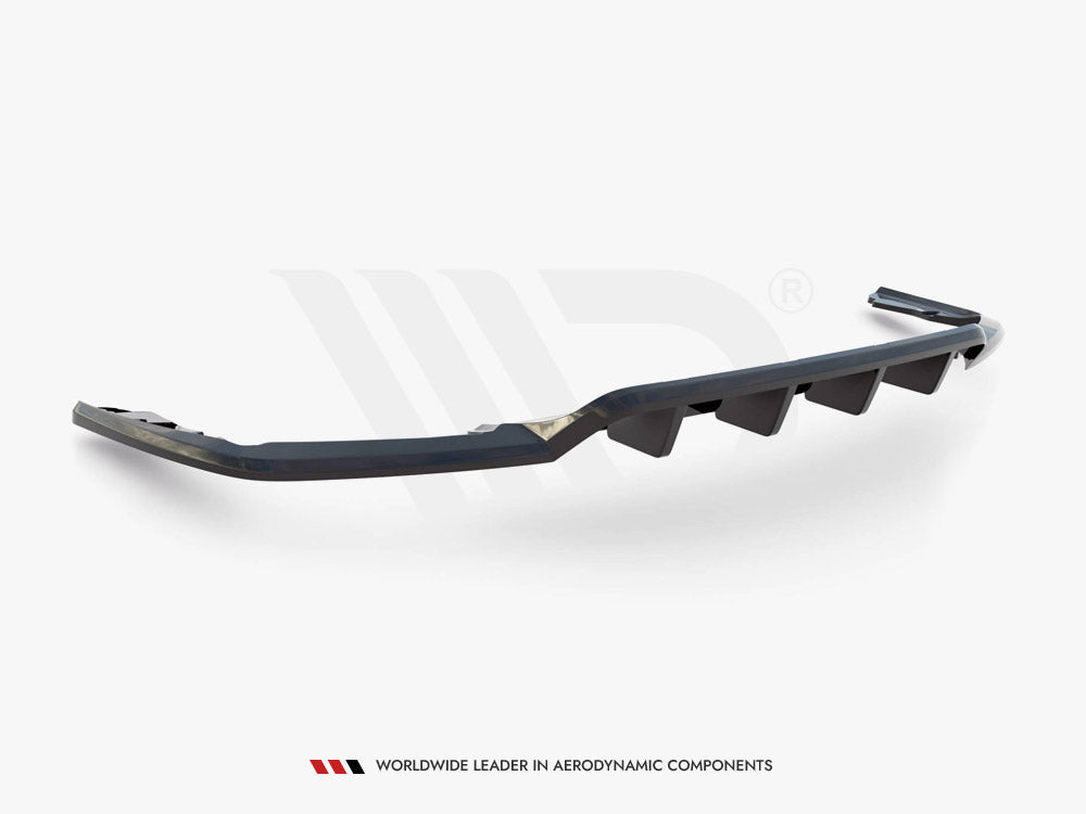 Maxton Design Central Rear Splitter (Vertical Bars) Maserati Levante Mk1 - MS-LE-1-RD1+RD2