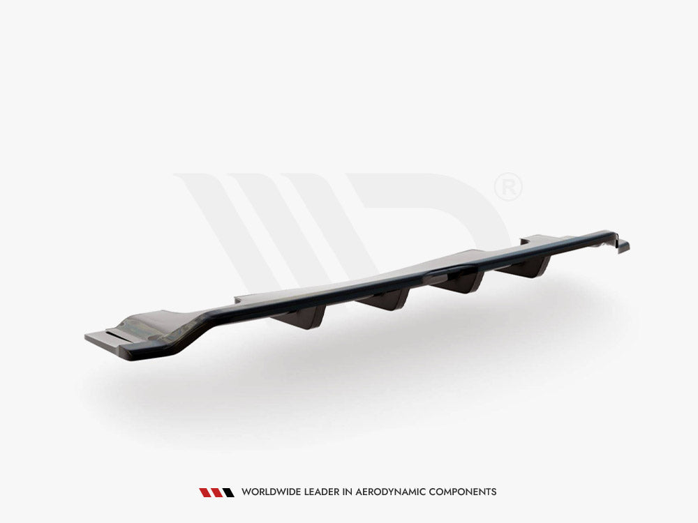 Maxton Design Central Rear Splitter V.2 (Vertical Bars) Volvo V90 Mk2 - VO-V90-2-RD2+RD1