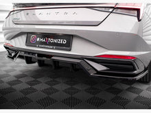 Load image into Gallery viewer, Maxton Design Central Rear Splitter (Vertical Bars) Hyundai Elantra Mk7 - HY-EL-7-RD1+RD2