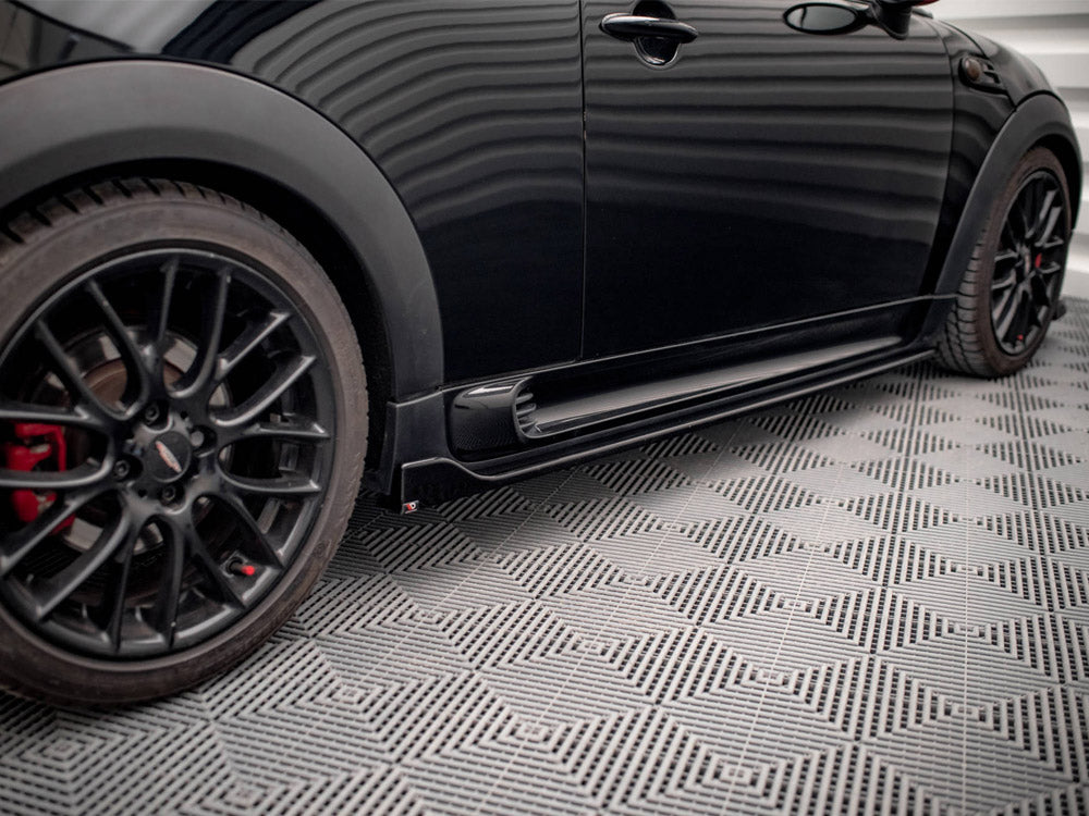 Maxton Design Side Skirts Diffusers V.2 Mini Cooper John Cooper Works R56 - MC-S-2-56-JCW-SD1