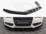 Maxton Design Front Splitter V.1 Audi A5 Coupe 8T Facelift - AU-A5-1F-FD1