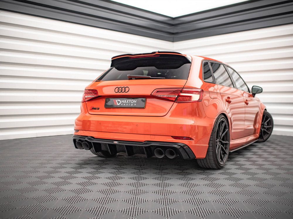 Maxton Design Rear Valance + Milltek Sport Non-Resonated Exhaust Audi RS3 Sportback 8V Facelift - AU-RS3-8VF-RS2OO__OO