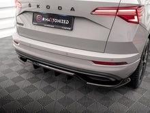 Load image into Gallery viewer, Maxton Design Central Rear Splitter (Vertical Bars) Skoda Karoq Sportline Mk1 Facelift - SK-KA-1F-SL-RD1+RD2